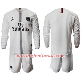 Maillot/Tenue Paris Saint-Germain Jodan Blanc Enfant Troisieme 2018/2019 Manche Longue